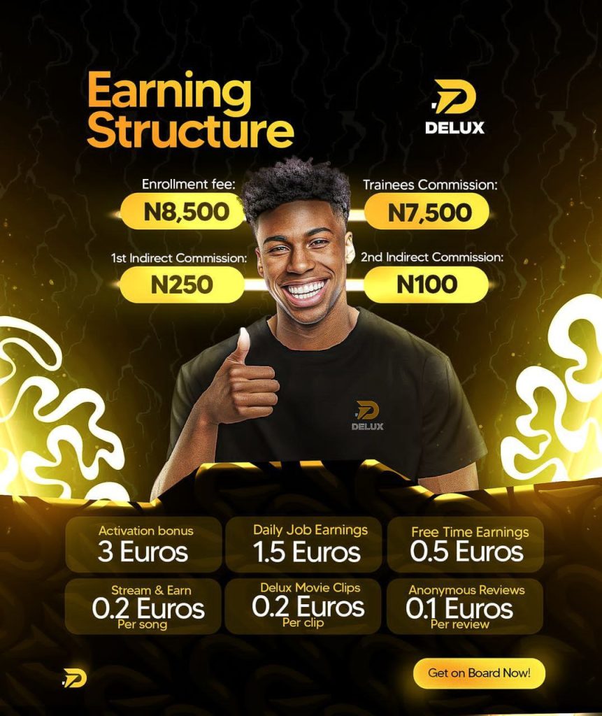 Delux earning structure