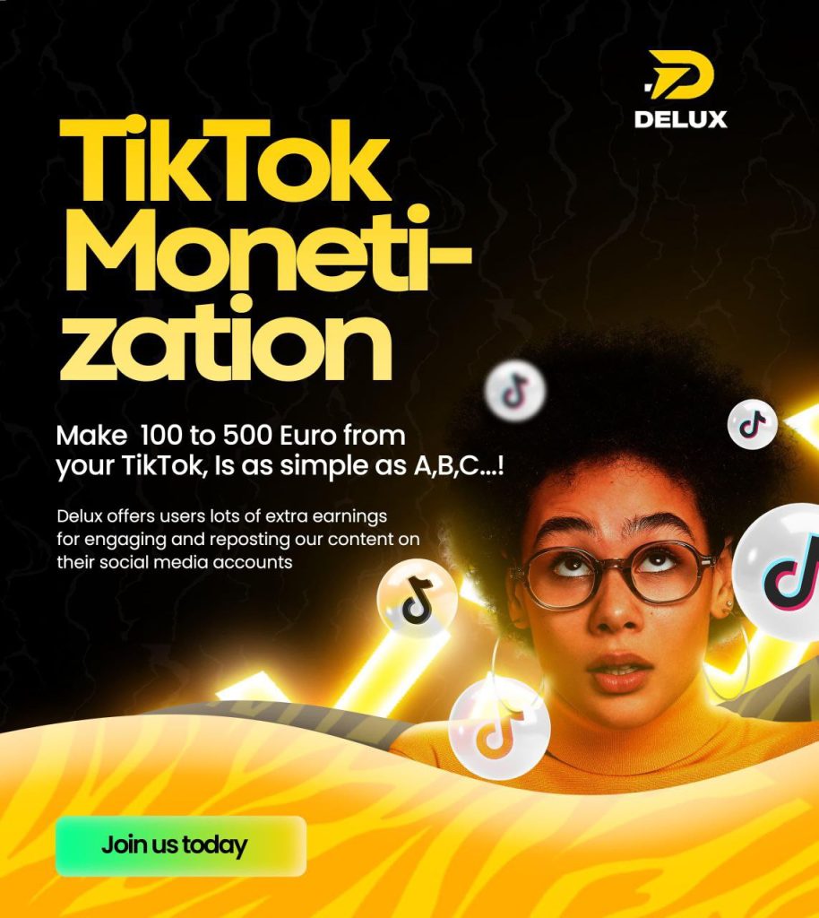 Delux TikTok monetization