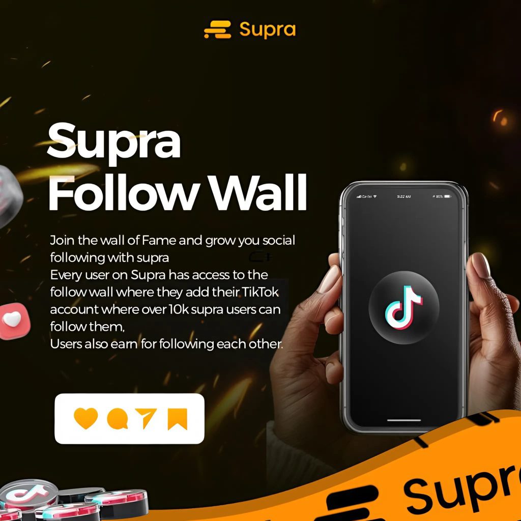 Supra follow wall