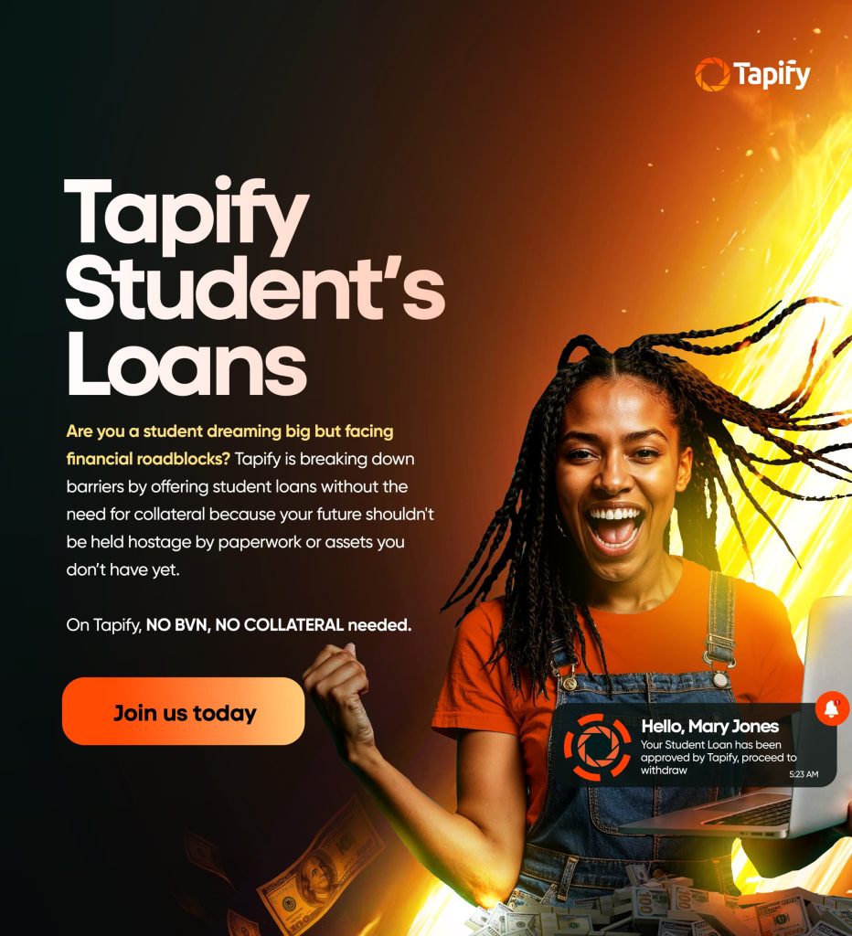 Tapify Students loans , Tapify registration 